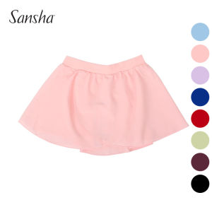 Sansha Childrens Ballet Skirt Practice Uniform Dance Tulle Skirt Elastic One-Piece Short Skirt Breathable Stage Performance