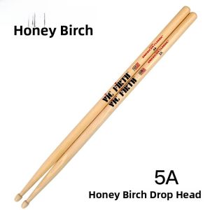 ViC FiRTH Walnut Wood Drumsticks Practice Jazz Drumsticks for Kit Drums Professional Drum Mallets Music Instrument Accessories