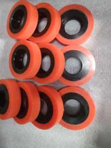 Non-standard Polyurethane Rubber Roller Silicon Gel Press Roll Walking Wheel Three Yuan Yi Bing Nitrile Roller Customizable