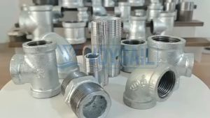 1/4"  1/2"  3/4" Gi Pipe Fittings GalvanizedTeeCapPlugCouplingNippleElbow