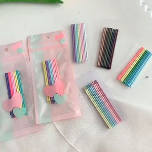 [10 PCS] Jepitan Lidi Rambut Warna Warni Isi 10 Korea Style Fashion / Hairpin