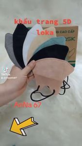 [500 cái] Khẩu trang 5D Loka mask - AnNa