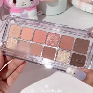 Bảng Phấn Mắt CLIO Pro Eye Palette Air - Kết Cấu Mịn Màng Lì Và Nhũ Màu Sắc Đậm Nét Mỹ Phẩm Hàn Quốc Cao Cấp Với Các Sắc Thái Lấp Lánh Satin Kim Loại.