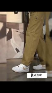 MKShop Cargo Pans Men Cotton Multi Pocket Cargo Straight Cut pans Vintage Tactical Pants Seluar Kargo Lelaki 3318 [1977]