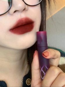 High-Intensity Matte Lip Glaze Long-Lasting Color Womens Beauty Student Party K-Beauty Makeup Lipstick Liquid Red Velvet