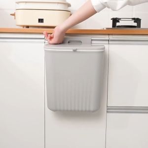 ถังขยะ ถังขยะติดผนัง ถังขยะพลาสติก ถังขยะแขวนเคาน์เตอร์ครัว - เป็นของที่ปลอดภัย