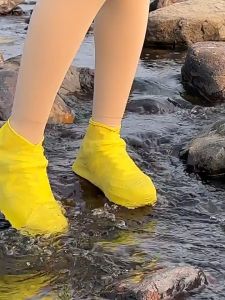 BEULIFE Rubber Latex Waterproof Reusable Rain Shoe Cover Anti Slip High Elasticity Sarung Kasut Hujan