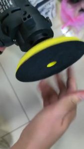 Pad Gerinda Velcro Tahan Air 4 Inch Multifungsi untuk Alat Gerinda - Warna Coklat & Navy Blue