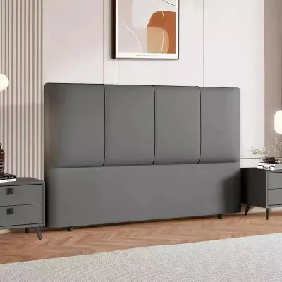 Oral-B | Minimalist Modern Soft Pack Wooden Headboard For Floor