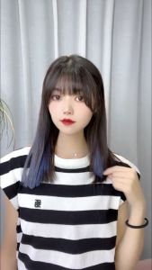 ผมไฮไลท์ แฮร์พีช ช่อผมไฮไลท์ ไฮไลท์ผม แฮร์พีชไฮไลท์ ผมต่อ ขนาด 55 ซม. สไตล์เกาหลี สินค้าพร้อมส่ง ราคาถูกที่สุด