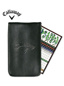 Black Leather Golf Scorebook