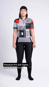 Bizkut Premium Pro 3/4 Cycling Tights Compression Pants 3D GEL Padded for Men and Women L3