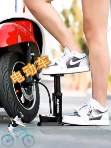 Bơm Chân Có Đồng Hồ Đo Áp Suất DRCKHROS Dùng Cho Tất Cả Các Loại Xe Đạp Xe Điện Xe Máy Ô Tô Với Đầu Van Đa Năng