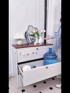 Tủ Đựng Giày Dép và Túi Đeo Thấp Phong Cách Tối Giản