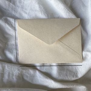 Artistic Special Paper Envelope with Letter Paper 11.4*16.2cm Size Cultural Retro Style Business Stationery FR Brand