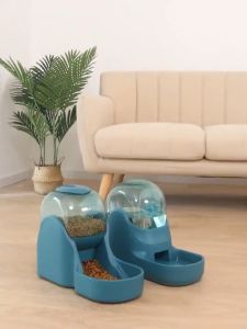 Areca Pets Malaysia European Style Pet Automatic Feeder Dog Cat Water Dispenser Kucing Food Auto Drinker Water Bowl