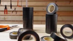 6m/roll Black Electrical Tape High-Temperature Resistant Electrical Tape Durable Soft Insulating Adhesive Electrical Tape