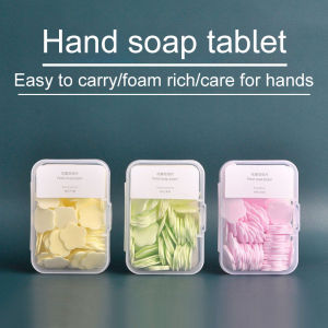 🔥Soap Piece Travel Portable Hand Washing Piece Student Soap Paper Disposable Petal Soap Piece LovelylifeFu