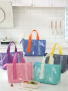 [ READY STOCK ] Waterproof Insulated Bag Reusable Lunch Bag Large Capacity Thickened Cooler Bag Ice Bag Bento Bag