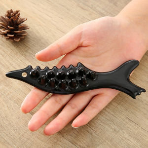 Multi-Functional Facial Massage Comb Ceramic Channel Unblocking Scraper Handheld Massage Tool for Personal Care And Health