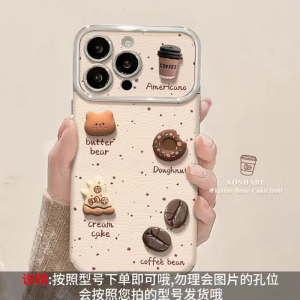 เคสโทรศัพท์มือถือแบบน่ารักและสร้างสรรค์พร้อมสายรัดข้อมือ ปกป้อง Apple 16promax iPhone 15/14 Huawei Mate60 pro ดีไซน์ใหม่สำหรับผู้หญิง Honor 50