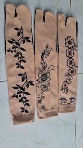 Kaos Kaki Jempol Muslimah Kaos Kaki Motif Batik Henna Muslimah Wanita Dewasa