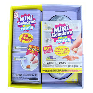 Hot Toys | 5 Colors Mini Fridge Blind Box Simulated Food Play Miniature Refrigerator Model Kids Collectible Surprise Toy Gift surprise box