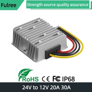 DC-DC 24V 18V to 12V 20A 240W Step-Down Converter 12V Power Adapter Buck Voltage Regulator Buck Converter Applied to LED car Mou