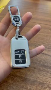 Ốp bảo vệ chìa khoá xe HONDA CITY đời xe 2023 -2024 4 nút bấm chất liệu bằng chất liệu mạ TPU mềm