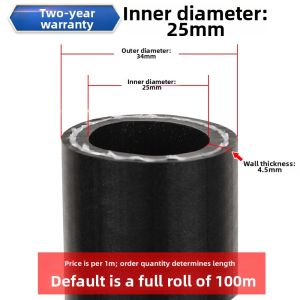 High Pressure Rubber Tube Red/Blue Wear Resistant Anti Explosion Air Tube Oxygen Tube Three Rubber Two Line PVC Plastic Soft Tube