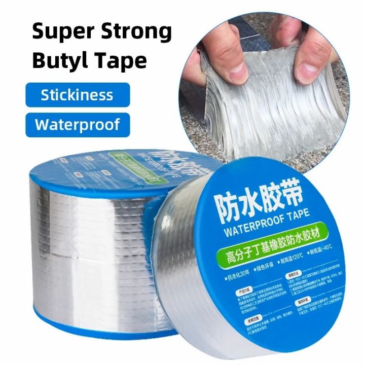 Lakban Ajaib Anti Bocor Waterproof Tape Roof Original Aluminium Tahan