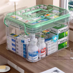 Large Capacity Family Medicine Box Multi-layer