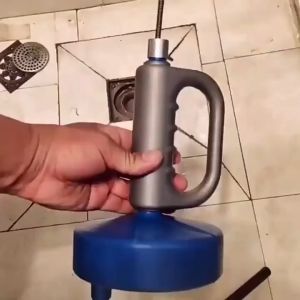 Pipe Cleaner Biru 10M Meter Alat Kawat Sling Spiral Pembersih Saluran Pipa Tersumbat Macet Mampet Flexible Drill Drain Cleaner