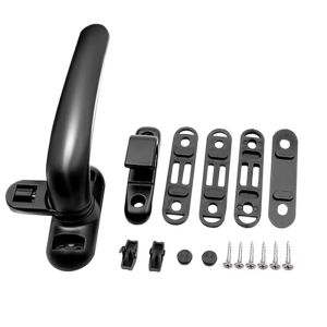 Universal Window Handle Hand Locking With Locks Kids Security Door Handle For Double Glazing Windows Handle Door Turning Handles