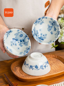 Bát Ăn Trưa Bằng Gốm Sứ Tráng Men Dưới Lớp Màu Nhật Bản Bát Ăn Trưa Bát Đựng Súp Bát Đựng Cơm Bát Đựng Mì Bát Đựng Salad Bát Đựng Súp