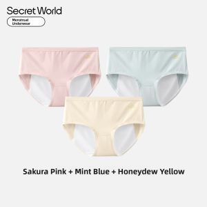 Secret World | Antibacterial Leak-proof Womens Cotton Underwear