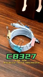 BAVIN CB327 30W 60W PD Fast Charging Magnetic Data Cable Support Fast Charging For iPhone 15 & Type-C / Android