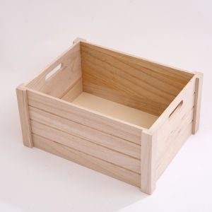 Large Extra Large Rectangular Solid Wood Storage Box Toy Miscellaneous Organizer Display Wooden Box New Arrival Home Organization