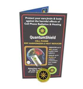 Stiker Anti Radiasi HP Quantum Shield Cell Phone Penyeimbang Gelombang EMF & Pengurang Panas Full Package Kemasan Baru