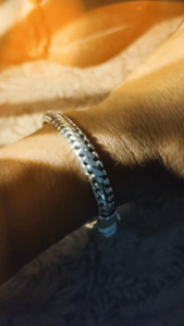 Gelang Pria Perak Asli 925 Tulang Ular Catch Lock Woluan