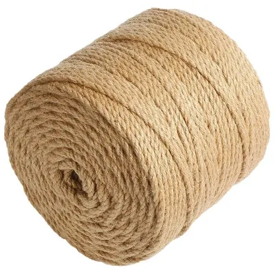50/100M 2mm Natural Jute Rope String Ribbon Crafts DIY Vintage Jute Cord Twine Thread Sewing Party Wedding Home Decortion
