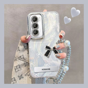 Full Cover Black Bow Tie Butterfly Phone Case for iQOONeo9SPro Z9Turbo Shockproof Protection Cover for iOQQ12/11S/10 Z7/Z8X Neo8/6SE