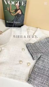 [Modise] Celina Tweed Button Shirt / Atasan Wanita