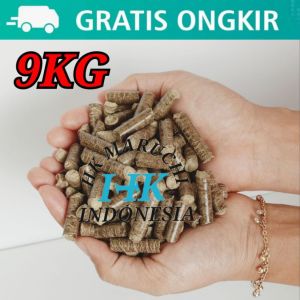9KG / Wood pellet / pelet kayu / pelet serbuk kayu / alas kandang kucing burung hamster kelinci