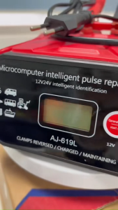 High Power 30A Battery Charger 12V 24V Quick Charge Pulse Repair LED Display for Car SUV Truck Boat