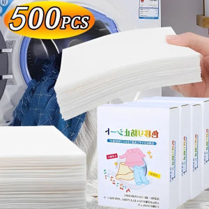 100pcs giấy giặt chống nhuộm máy tính bảng giặt quần áo tấm chống chuỗi hấp thụ trộn màu giặt phụ kiện