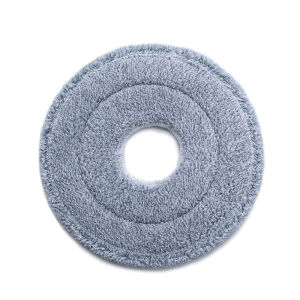 Separate Dirt And Clean Head Mop Cloth Replacement round Square Hole Flat Cleaning Mop Cloth Rotating Accessory for Household