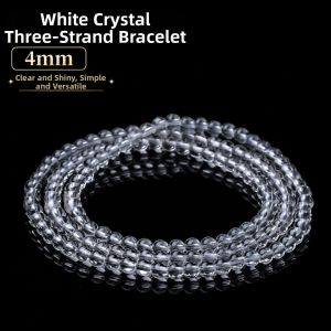 SIFUYUAN | Natural Women White Crystal Bracelet 3 Circles