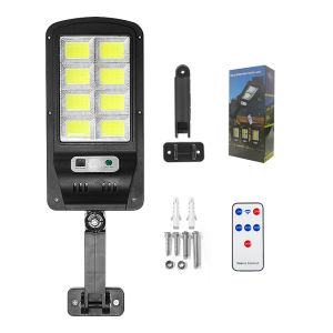 6000W Most Powerful Solar LED Light Super Bright Remote Control Outdoor Street Lamp Wide Range Lighting Sensor Gardens Wall Lamp