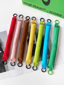 Original Plush Cotton Lanyard Handheld Soft Fabric Art Bag Accessories Anti-Fall Anti-Loss Pad Mobile Phone Lanyard